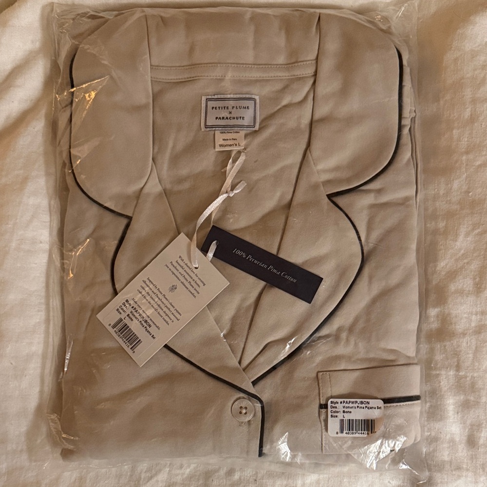 Parachute x Petite Plume Bone Pajama Set